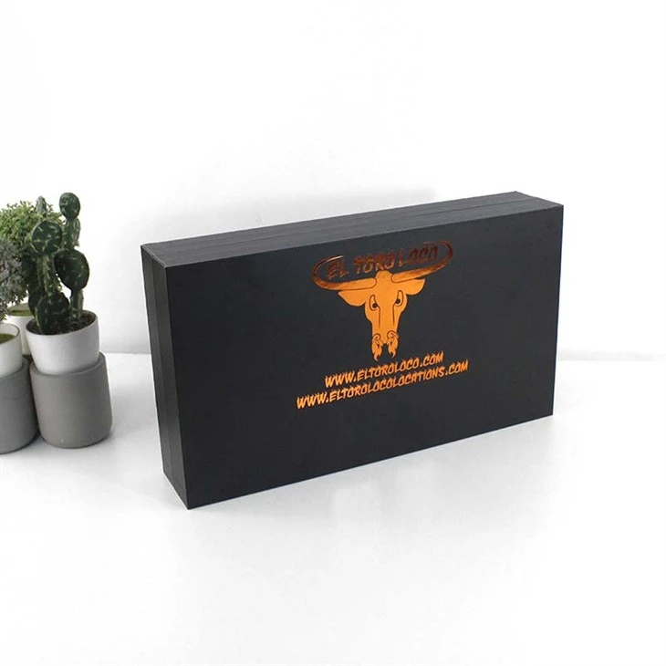 Schwarze Box mit Magnetverschluss